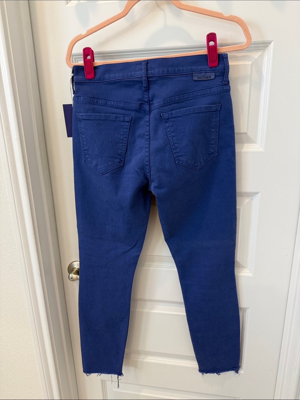MOTHER women’s jeans The Stunner Ankle Fray in Play Date - Picture 3 of 9